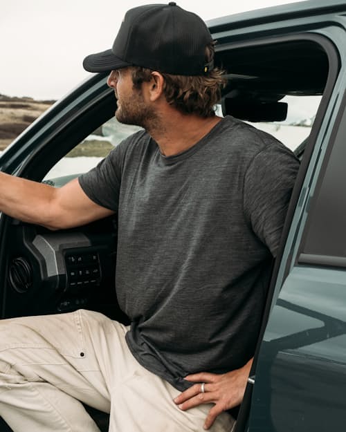 lifestyle image of 72-Hour Merino T-Shirt - Classic Fit