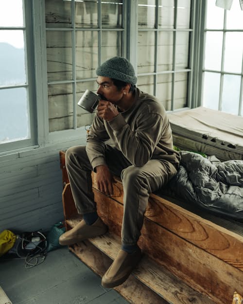 lifestyle image of PatinaTech Fleece Sweatpant