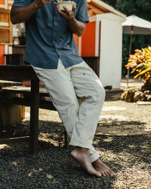 lifestyle image of Rover Double-Knee Work Pant - HB Straight