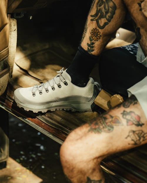lifestyle image of Proof x Danner MTN45 Low