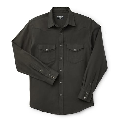 laydown image of Western Flannel Shirt
