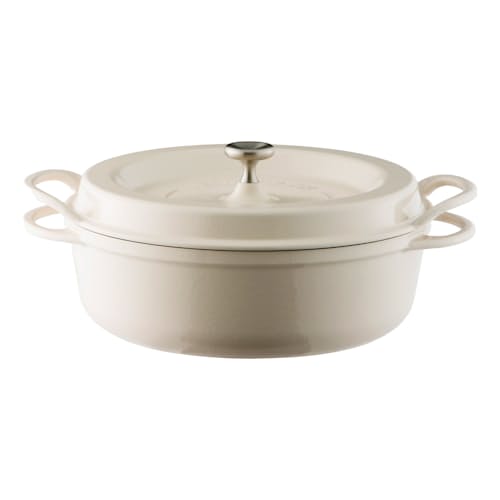 laydown image of Shallow Oven Pot - 3.9 qt