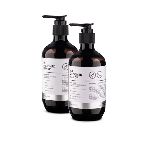 laydown image of Musk Have Shampoo & Conditioner Kit
