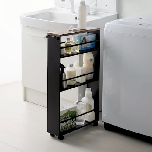 lifestyle image of Tower Rolling Slim Storage Cart