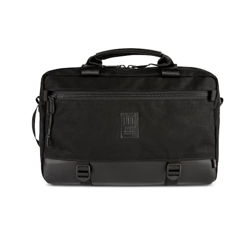 laydown image of Commuter Briefcase - Heritage Canvas Series