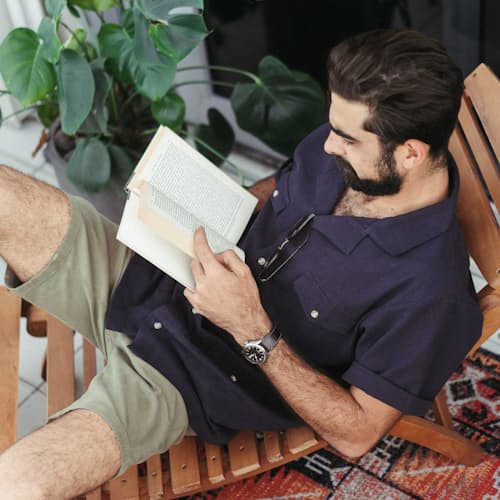 laydown image of Guayabera Shirt