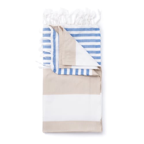 laydown image of Mediterranean Turkish Towel