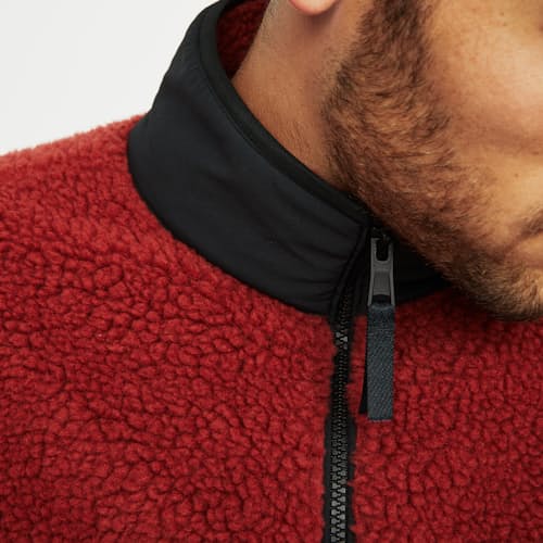 laydown image of High Pile Pullover