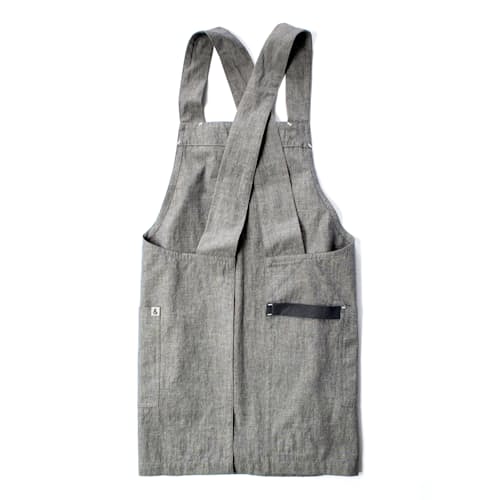 laydown image of Chambray Smock Apron