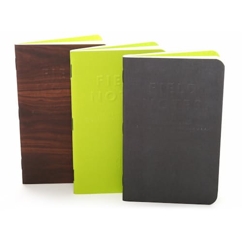 laydown image of TJB x Field Notes Ltd. Edition Grid Notepad - 3 Pack
