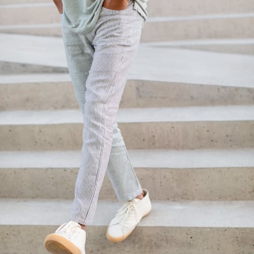 lifestyle image of Cham Linen Pants