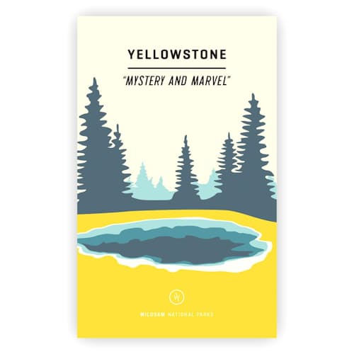 laydown image of Yellowstone National Park