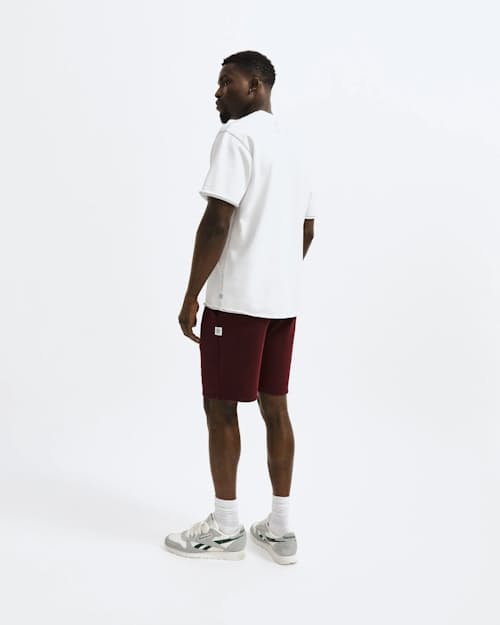 on model image of Lightweight Terry Cut-Off Crew Sweatshirt