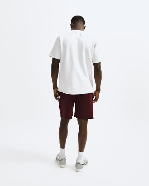 on model image of Lightweight Terry Cut-Off Crew Sweatshirt