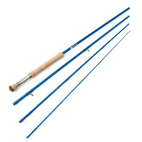 laydown image of 8wt 888 FastGlass Fly Rod w/ Full Wells Grip
