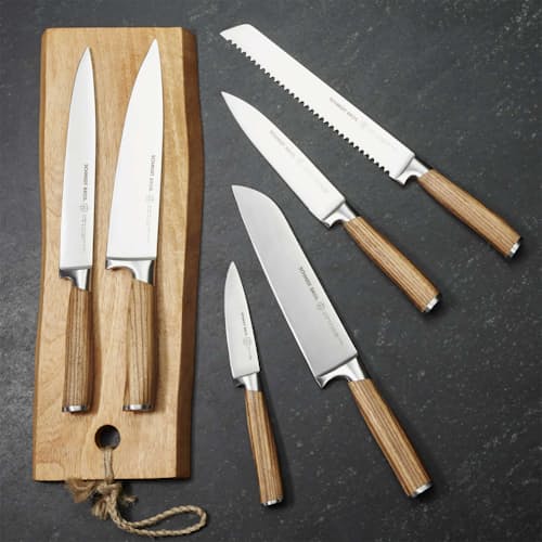 laydown image of 7 Pc Knife Block Set
