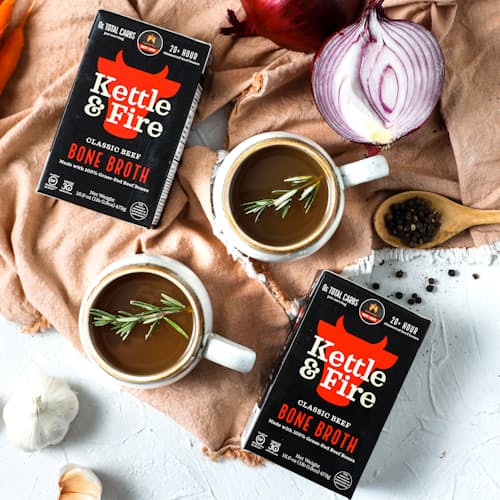laydown image of Bone Broth - Mixed Pack (6)