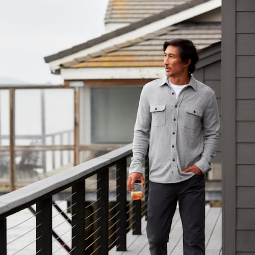 laydown image of Legend Sweater Shirt