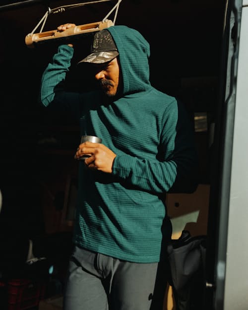 lifestyle image of Thermal 72-Hour Hoodie
