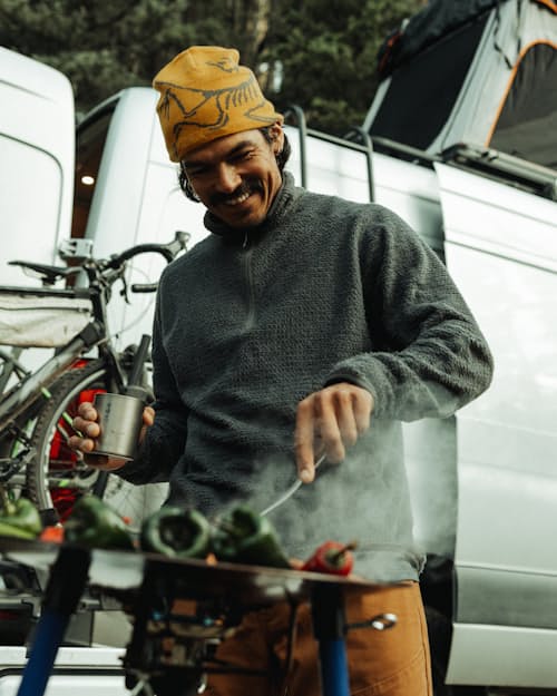 lifestyle image of ShadowFleece™ Quarter Zip