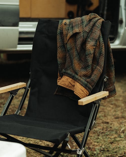 lifestyle image of Cabin Flannel Overshirt