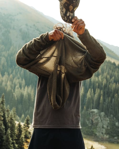 lifestyle image of ShadowFleece™ Hoodie