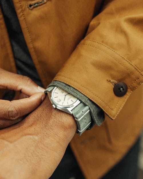 lifestyle image of Dry Wax Field Jacket