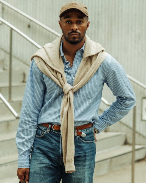 lifestyle image of Dress Blues Shirt