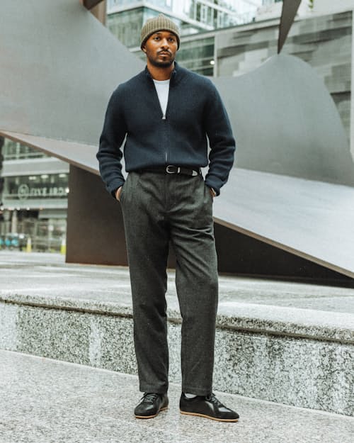 lifestyle image of Wool Trouser