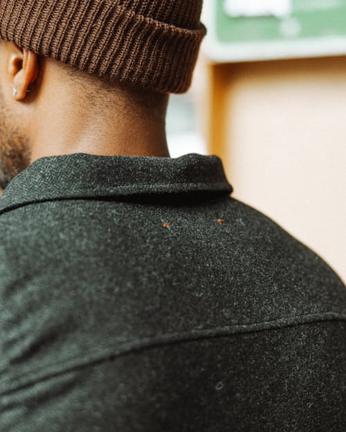 lifestyle image of Wool Overshirt