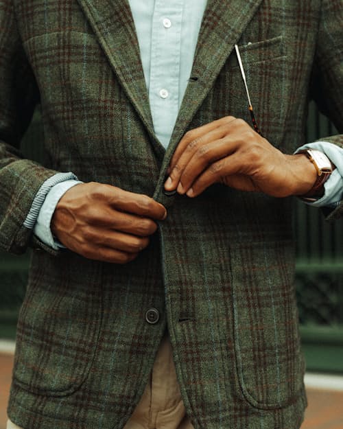 lifestyle image of Heritage Trap Blazer
