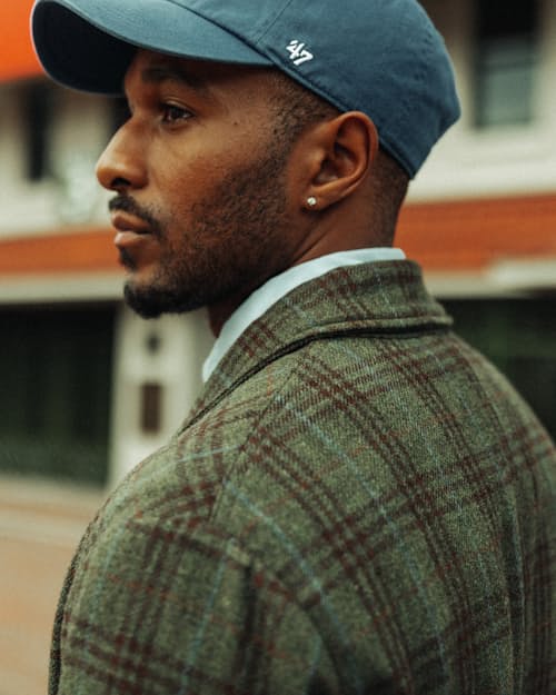 lifestyle image of Heritage Trap Blazer