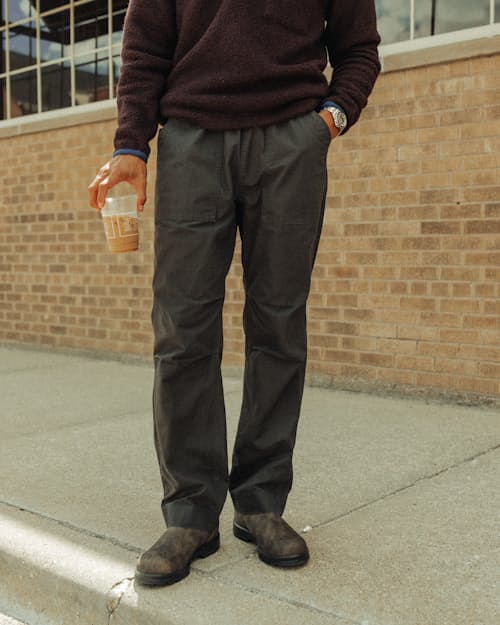 lifestyle image of Drawstring Utility Pant