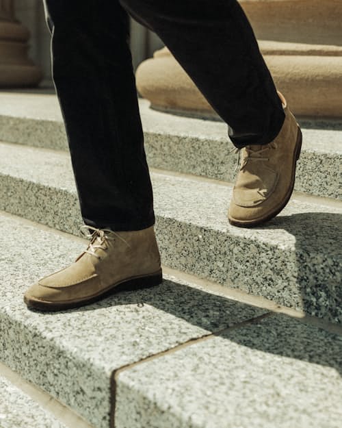 lifestyle image of Moc Toe Chukka Boot