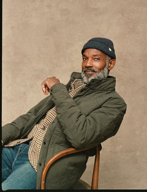 lifestyle image of Short Roll Beanie