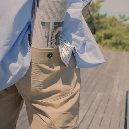 lifestyle image of Canvas Stretch Supply Short - 9"