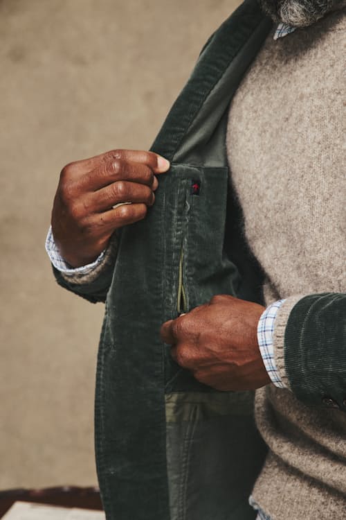 lifestyle image of Corduroy Trap Blazer