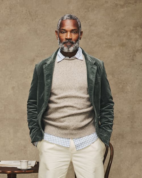 lifestyle image of Yak Alpaca Rollneck Sweater