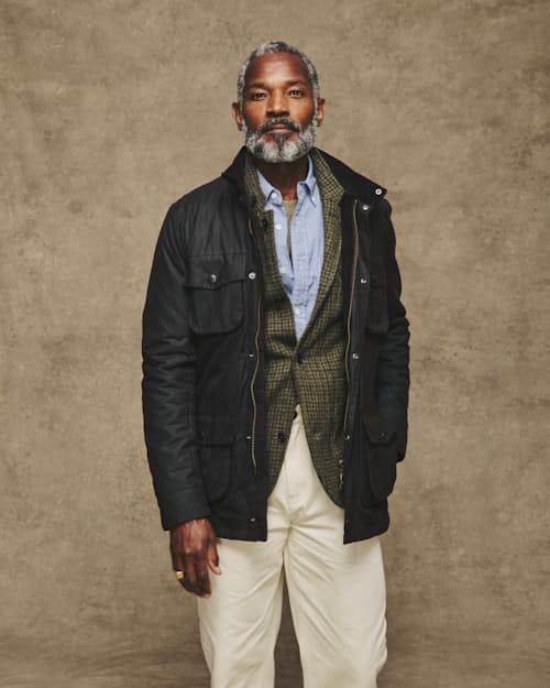 lifestyle image of Heritage Trap Blazer