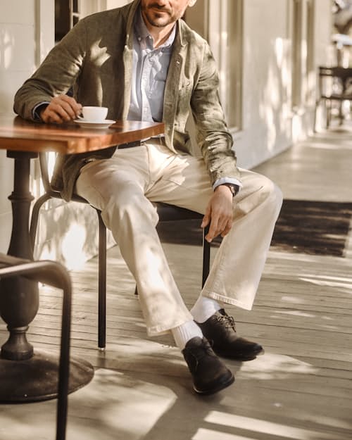 lifestyle image of Stretch Selvedge Denim - HB Classic