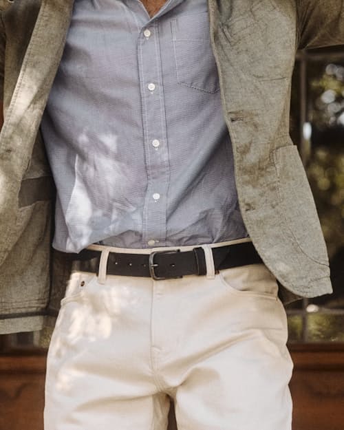 lifestyle image of Vintage Leather Belt