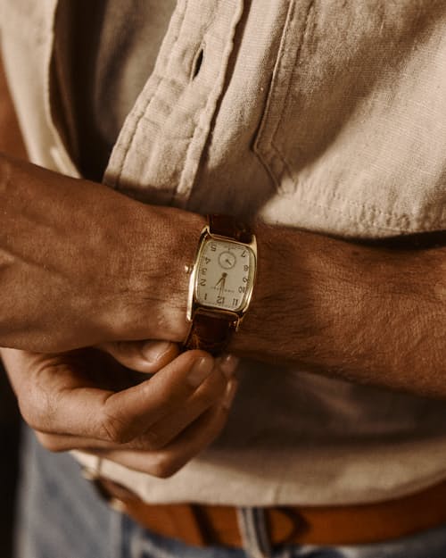 lifestyle image of American Classic Boulton Quartz Watch