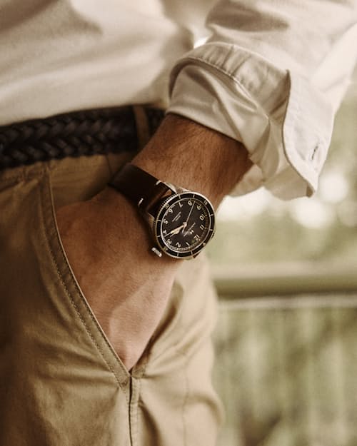 lifestyle image of Khaki Aviation Pilot Pioneer 38mm Watch