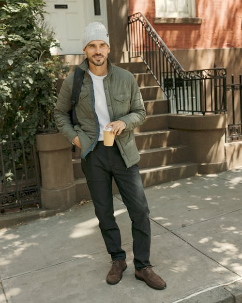 lifestyle image of Rover Double-Knee Work Pant - HB Straight