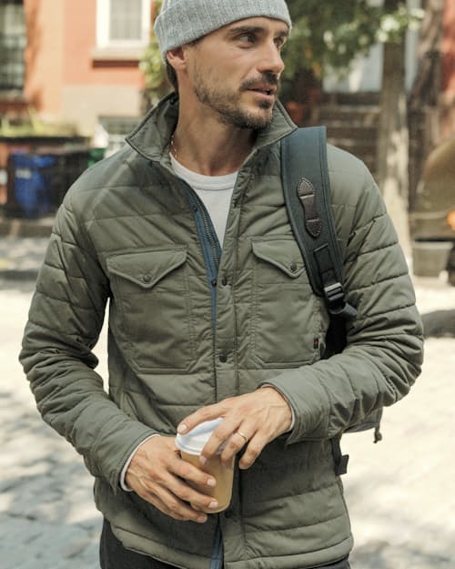 lifestyle image of Quilted Superfleece Jacket - Exclusive
