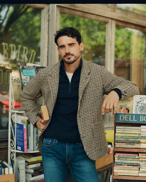 lifestyle image of Heritage Trap Blazer