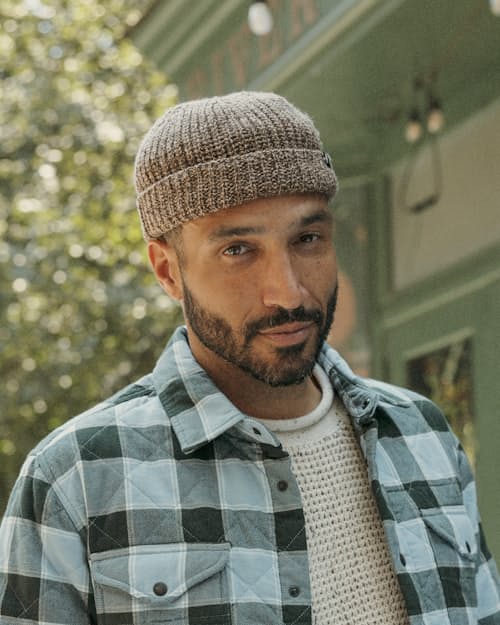 lifestyle image of Short Roll Beanie