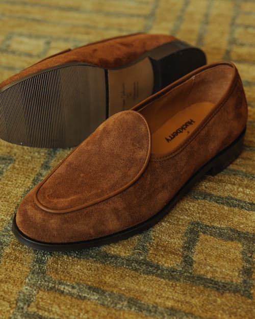 lifestyle image of Huckberry x Jacques Solovière Jacques New Loafer
