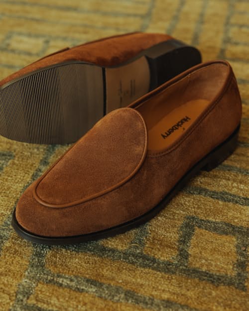 lifestyle image of Huckberry x Jacques Solovière Jacques New Loafer