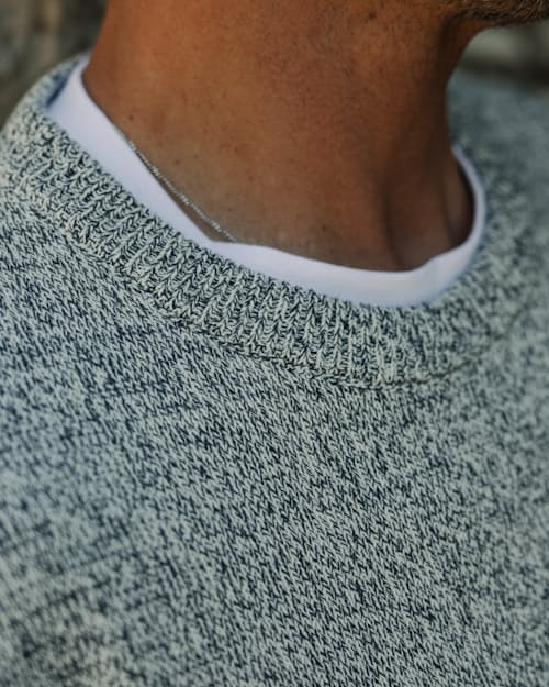 lifestyle image of Cotton Linen Sweater Crew